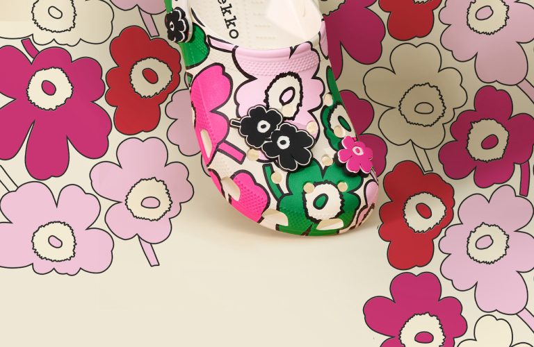 These crocs in marimekko prints are a bit excellent