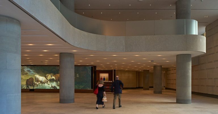 Sainsbury Wing from Nationwide Gallery reopens with clear selldorf entrance to London