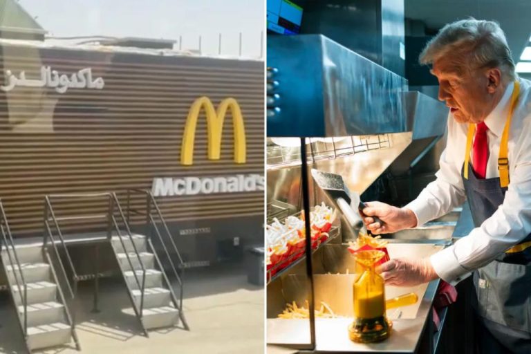 Saudis deploy cell McDonald’s for Trump’s journey to the dominion