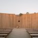 Concrete wraps the religious enclosure of Rubén Valdez within the Mexico Desert