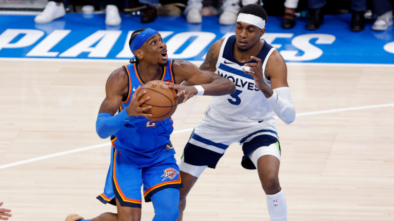 Rating thunder vs. Timberwolves: Stay updates like Shai Gilgeous-Alexander attempt to drive OKC to NBA finals