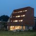 The brick layers form Mafu Archlab’s cultural house in China Village