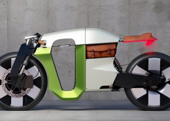 Škoda affords futuristic and electrical motorbike in 1899 Slavia B