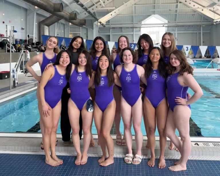 A dive in NYU water polo groups