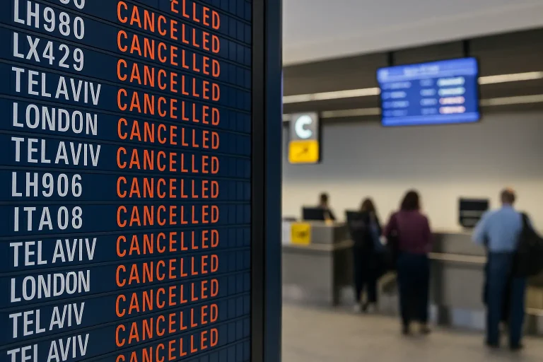 Missile Risk From Yemen Shuts Down Tel Aviv Airport