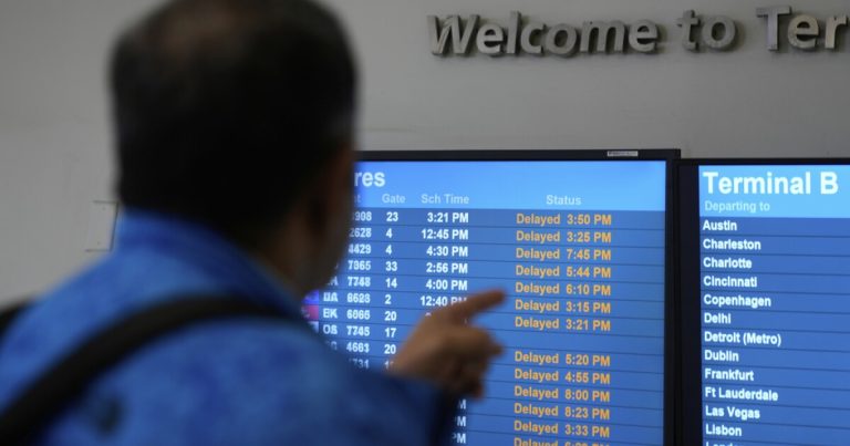 US strikes to modernize air visitors management after Newark flight chaos