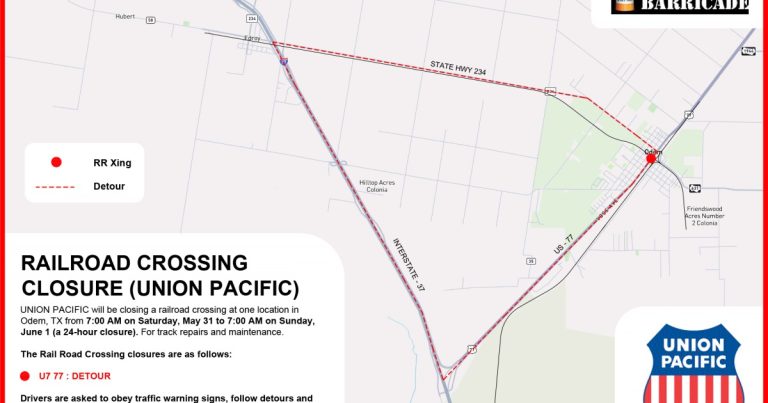 Weekend shutdown deliberate for U.S. Freeway 77 might have an effect on weekend journey