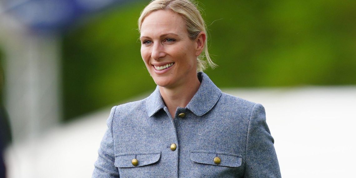 Zara Tindall offers the barrel leg denims development her approval