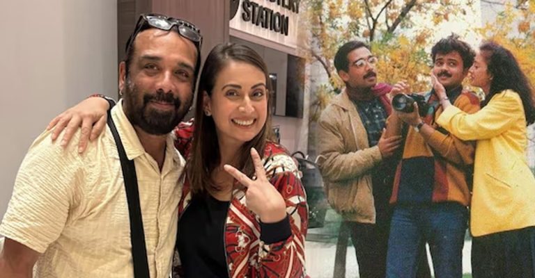 Vineeth reunites with ‘Mazhavillu’ co-star Preeti Jhangiani in Dubai