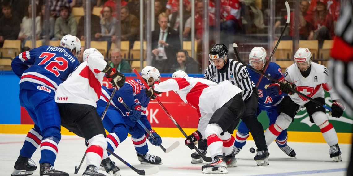 Switzerland closes us Three-Zero at Hockey Worlds
