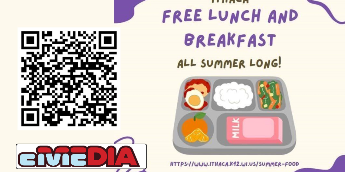 Free summer season meals program from Ithaca