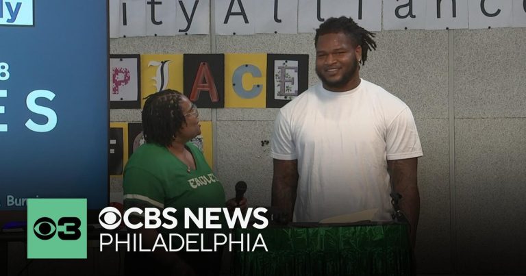 Eagles’ Jalen Carter tackles summer season meals insecurity for grandparent-led households