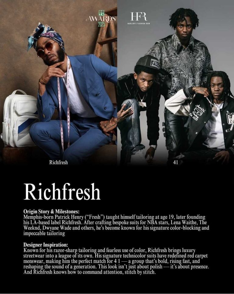 From Bluff Metropolis to the BET Awards: Richfresh, 41, and Harlem Vogue Row Are Altering the Sport 