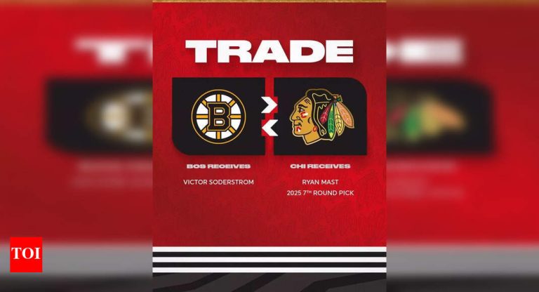 NHL Commerce Information: Chicago Blackhawks ship Victor Söderström to Boston Bruins for Ryan Mast and a variety undertaking | Nhl information