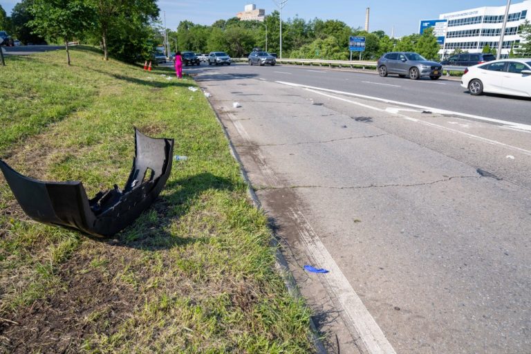 Girl passenger, 18, clings to life after falling off moped in Bronx crash; driver speeds off