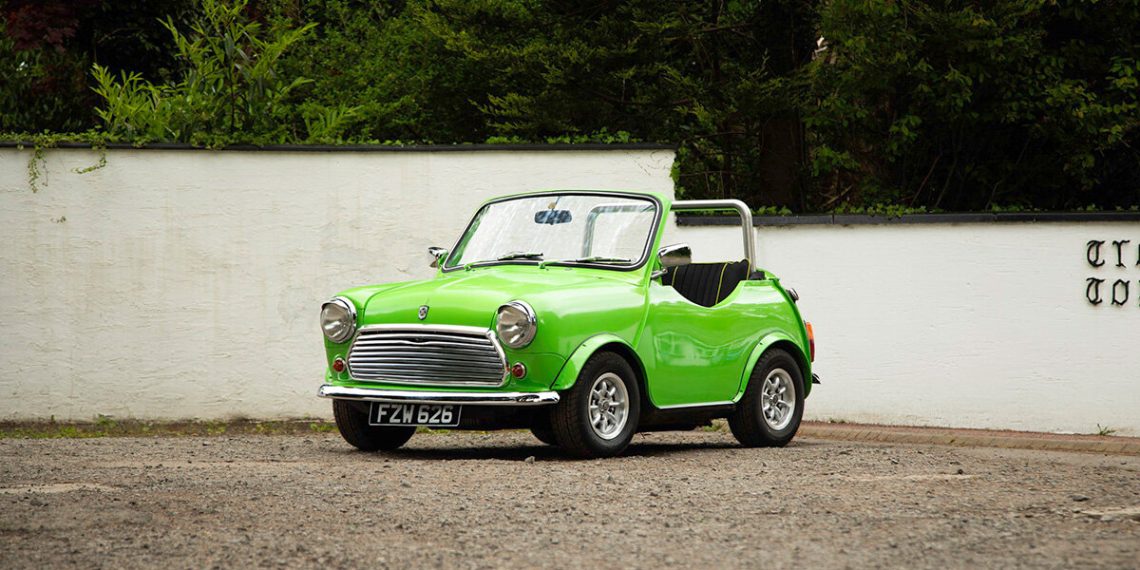 Leyland Mini Shorty 1978 is a playful research in automobile type