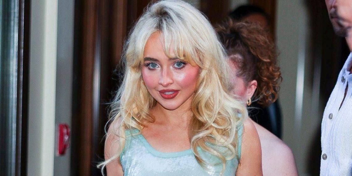 Sabrina Carpenter makes promise at Youngsters’ Alternative Awards after latest backlash over risque album cowl