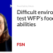 Tough environments check WFP’s meals security talents