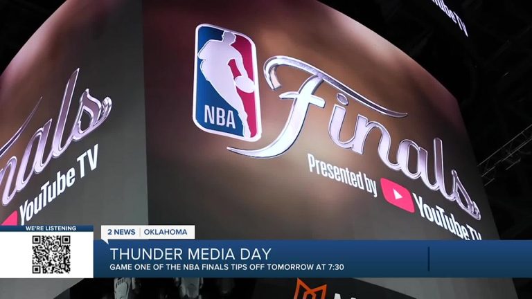 2 Information Sports activities at Thunder NBA Finals Media Day – Yahoo