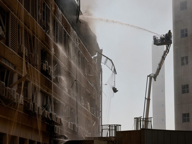 This was the second when the Iranian rocket impacts the Soroka Hospital in Beerscheba