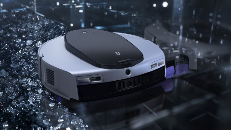 The robotic vacuum restores its water tank utilizing the humidity of the air