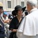 Pope Leo XIV Meets Style Designer Josie Natori in Rome