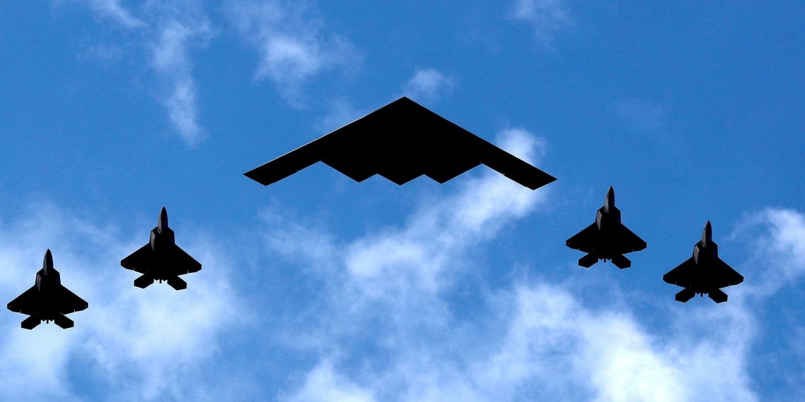 How was the biggest bombing of B-2 plane with which the US attacked nuclear objectives in Iran