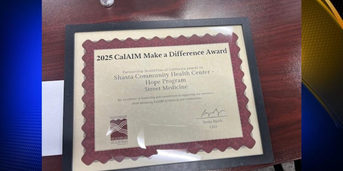 Shasta Neighborhood Well being Heart wins 2025 CALAIM Make a Distinction Award, will get $10,000 award for program | Information