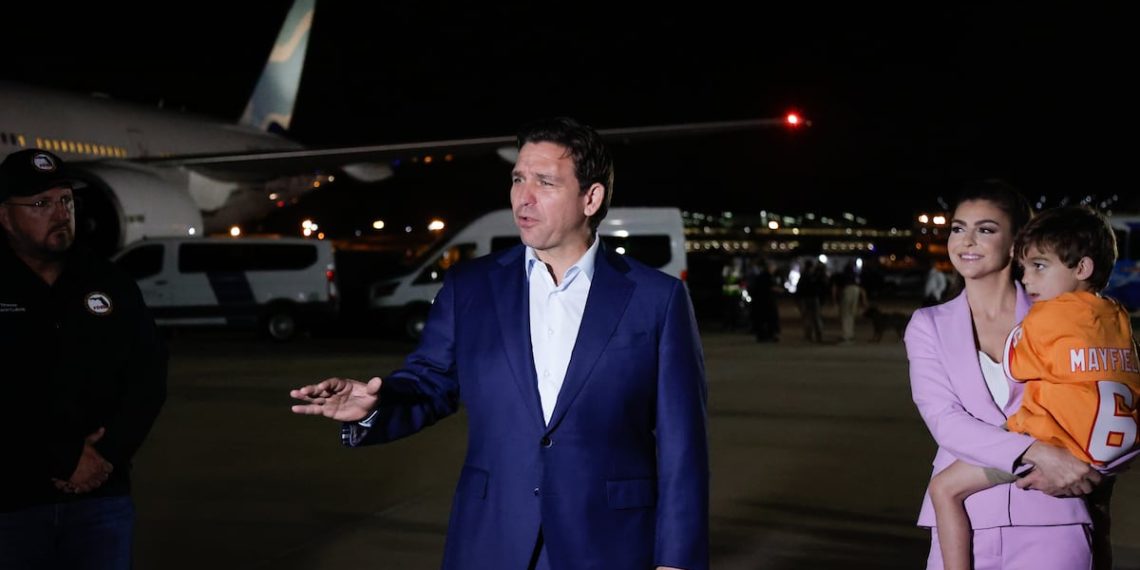 Desantis Constitution’s flights by means of Tampa for Strand America in Israel