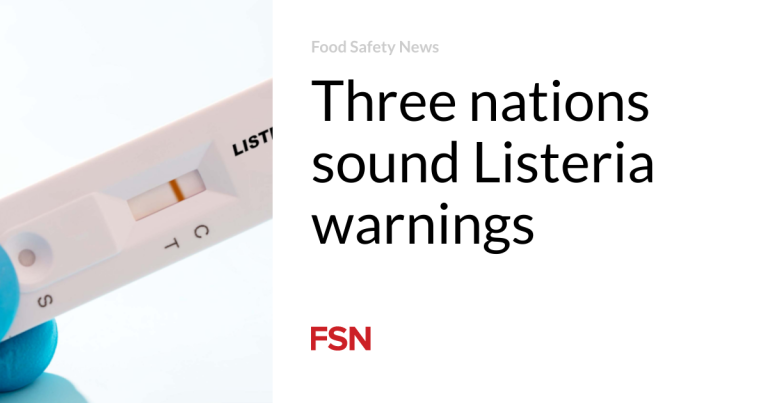 Three nations sound Listeria warnings