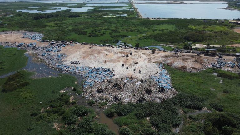 Discarded garments from UK manufacturers present in protected Ghana wetlands – Greenpeace