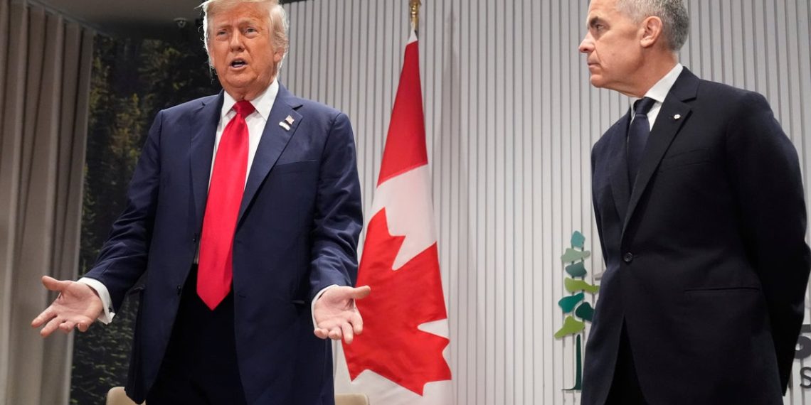 Trump says ‘was a mistake’ as well Putin from G7 when he was Trudeau with the Canadian Prime Minister Carney subsequent to him