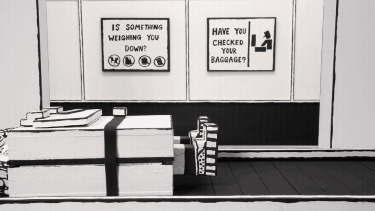 Lucy Davidson’s Cease-Movement animation “Baggele” travels by means of a “insecurity inspection” -colossal