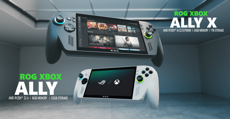 Microsoft and ASUS announce two Xbox Handhelds with new Xbox on full display
