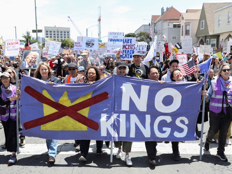 Hundreds on the street, a threatened chapter and the Democrat who sought to not march