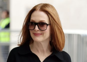 Julianne Moore’s studded sandals are the perfect 2025 shoe development