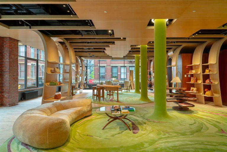 Flagship Longchamp turns as a cultural landmark + design