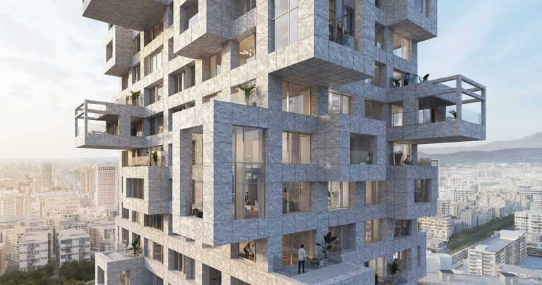 MVRDV plans vertical puzzle of fixing volumes over Taipei, Taiwan