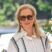 Meryl Streep’s embroidered shirt is the proper summer season high to put on with tailoring or denims