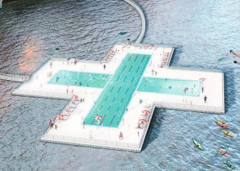 New York Metropolis +Pool completes the floating ship’s building