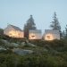 Prefabricated cabins CL of opal structure float barely over the profession in Maine Rural