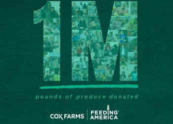 Cox Farms Donates 1 Million Kilos of Recent Meals to Households in Want