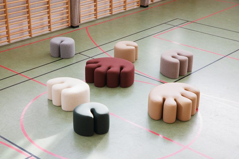 Palma Pouf de Kusheda Mensah for Tivu brings the surface in