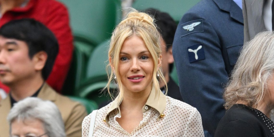 Sienna Miller’s timeless polka dot outfit was good for Wimbledon