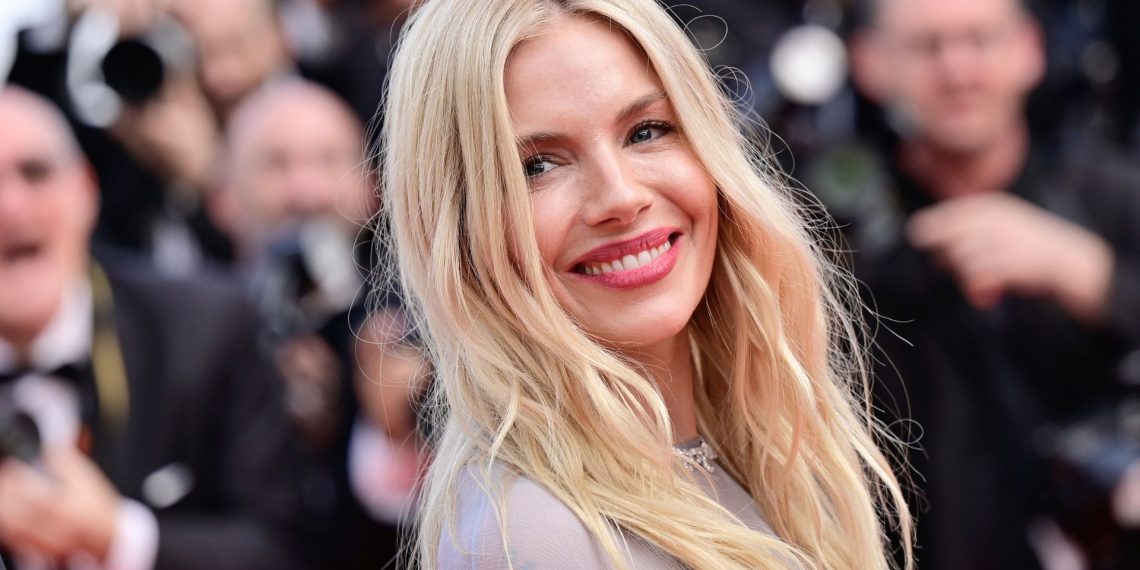 Sienna Miller’s cami gown is ideal for the heatwave