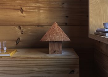 Architectural lighting that celebrates wooden as materials