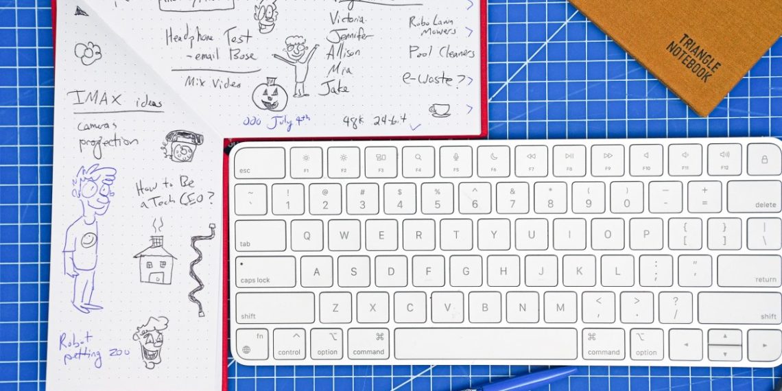 The odd -shaped notebooks make me need to write once more