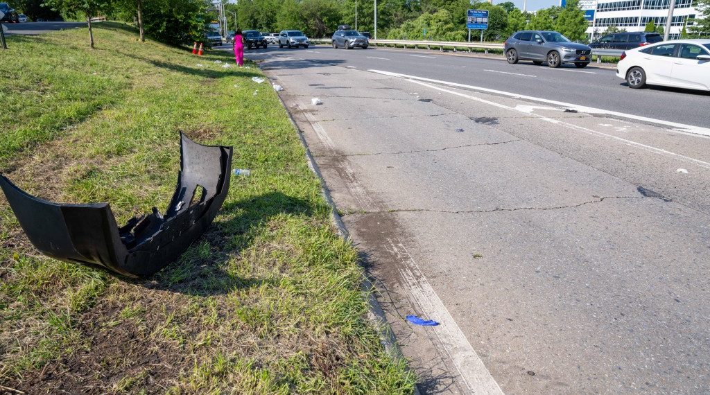 Girl passenger, 18, clings to life after falling off moped in Bronx crash; driver speeds off