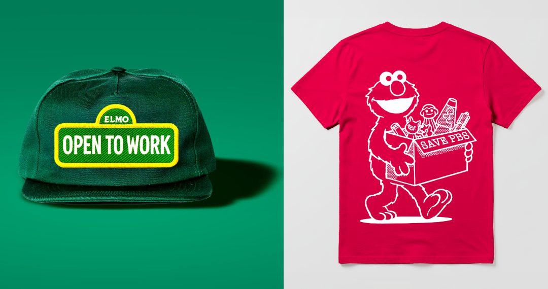 “Elmo open to work”, Merch is supporting PBS, as a result of they’re experiencing financing reductions