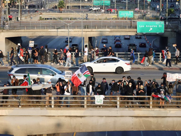 Donald Trump sends 700 marines to Los Angeles and escalates battle over migrant raids with out letters